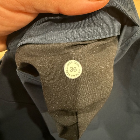 Lululemon Commission Classic-Fit Pant Warpstreme True Navy Size 36 - Picture 9 of 11